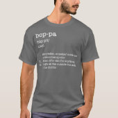 Vaderdag Boppa Grandfather Dictionary T-shirt (Voorkant)