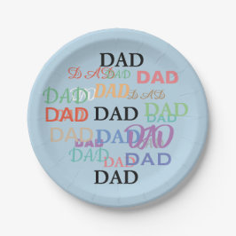 vaderdag Borden. Papieren Bordje