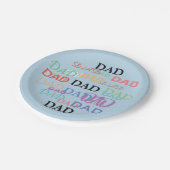 vaderdag Borden. Papieren Bordje (Gekanteld)