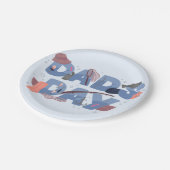 Vaderdag Borden Papieren Bordje (Gekanteld)