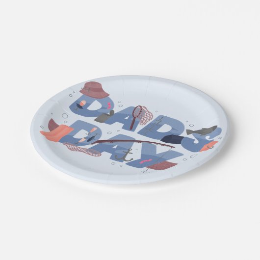 Vaderdag Borden Papieren Bordje (Gekanteld)