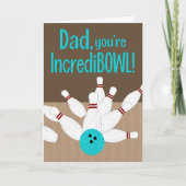 Vaderdag Bowling Kaart (Voorkant)