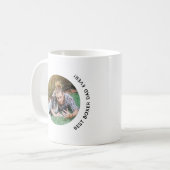 Vaderdag Boxer Dog Dad Ever Custom Foto Koffiemok (Voorkant links)