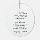 Vaderdag Brief van Bump Keramisch Ornament (Links)