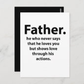 vaderdag briefkaart (Voorkant / Achterkant)