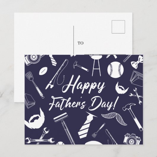 Vaderdag Briefkaart (Voorkant / Achterkant)