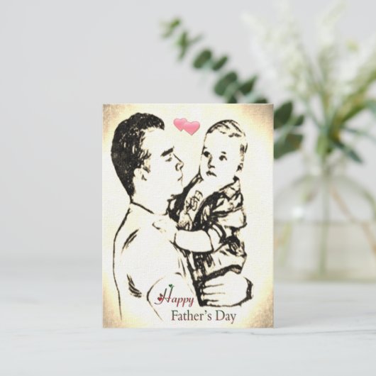 Vaderdag Briefkaart (Staand voorkant)