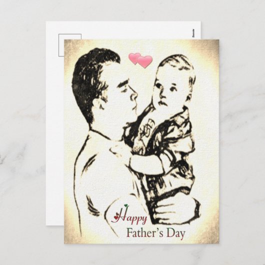 Vaderdag Briefkaart (Voorkant / Achterkant)