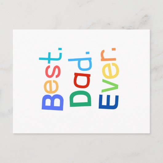 vaderdag-Briefkaart Feestdagenkaart (Voorkant)
