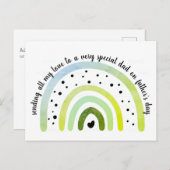 Vaderdag Briefkaart - speciale vader (Voorkant / Achterkant)