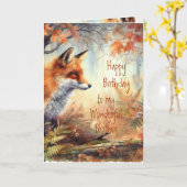 Vaderdag Broer Trots op Dierlijke Natuur Kaart (Gele Bloem)