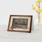 VADERDAG - BROTHER -  - 100+ jaar Cabin Kaart (Gele Bloem)