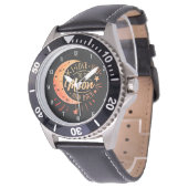 Vaderdag bruiloft Jubileum geschenken voor hem Horloge (Gekanteld)