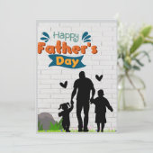 Vaderdag Brunch Kaart (Staand voorkant)