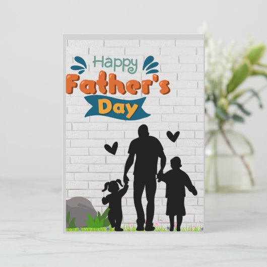 Vaderdag Brunch Kaart (Staand voorkant)