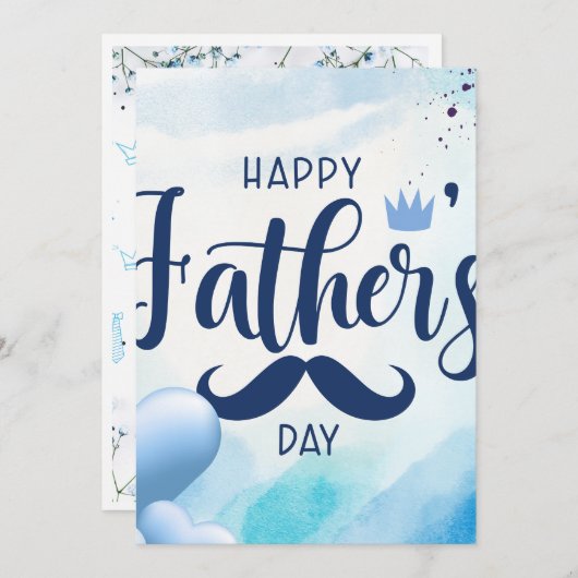 Vaderdag Brunch Kaart (Voorkant / Achterkant)