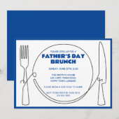 VADERDAG BRUNCH PARTY KAART (Voorkant / Achterkant)