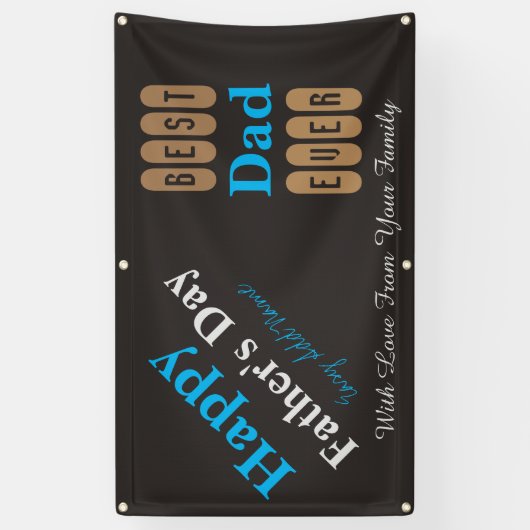 vaderdag buitenbanner spandoek (Verticaal)