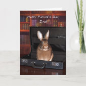 Vaderdag Bunny in een Briefcase Kaart (Voorkant)