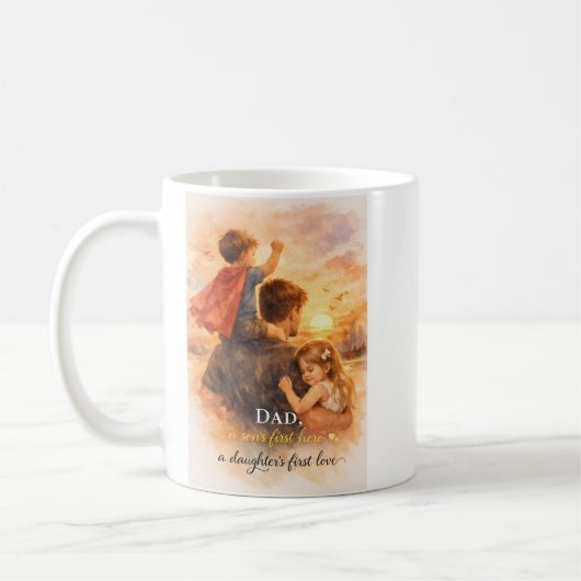 Vaderdag cadeau Beker Koffiemok (Links)