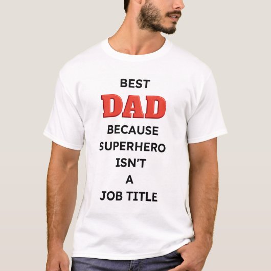 Vaderdag cadeau - Beste Papa T-shirt (Voorkant)