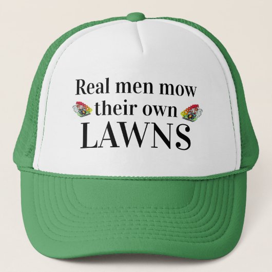 Vaderdag cadeau ECHTE MANNEN MAaien HUN EIGEN GAZO Trucker Pet (Voorkant)