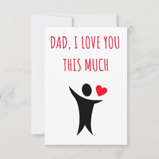 Vaderdag, cadeau en kaart voor vader (Voorkant)