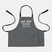 Vaderdag cadeau, Funny Dad & Kinder Matching Schort (Voorkant)