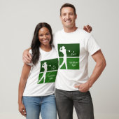 Vaderdag cadeau golf, beste vader ooit door par t-shirt (Unisex)