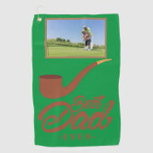 Vaderdag cadeau  golfhanddoek (Voorkant)