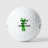 Vaderdag cadeau idee, aangepaste slogan Callaway Golfballen (Voorkant)