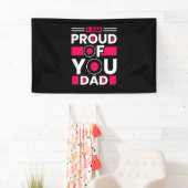 Vaderdag Cadeau | Ik ben trots op je vader Spandoek (Insitu)