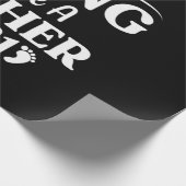 Vaderdag Cadeau | Ik word vader Cadeaupapier (Hoek)