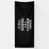 Vaderdag Cadeau | Ik word vader Spandoek (Verticaal)