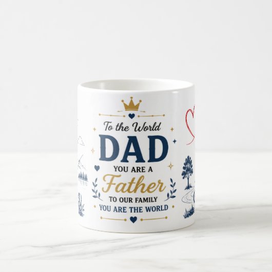 Vaderdag cadeau koffiekop koffiemok (Center)