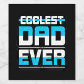 Vaderdag Cadeau | Koudste pap ooit Wijn Etiket (Enkel label)