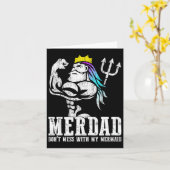 Vaderdag Cadeau Merdad Maak Het Niet Kapot Met Mij Kaart (Gele Bloem)