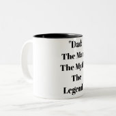 Vaderdag cadeau mok koffie (Voorkant links)