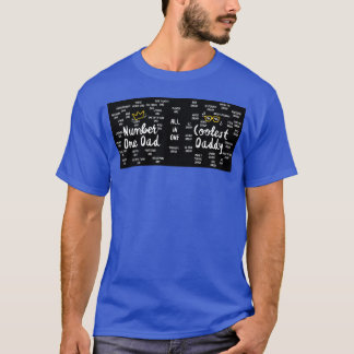 Vaderdag cadeau nummer een papa jongen t-shirt
