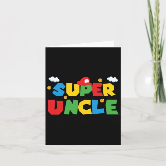 Vaderdag cadeau Oom Cadeau Van Niece Neef Zus Kaart (Voorkant)