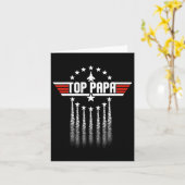 Vaderdag cadeau Papa cadeau van kleinkinderen zoon Kaart (Gele Bloem)