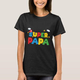 Vaderdag cadeau papa cadeau van zoon dochter klein t-shirt
