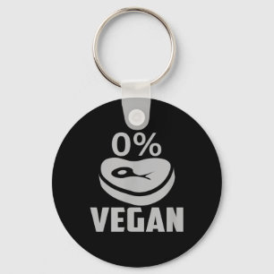 Vaderdag cadeau papa grill 0% vegan bbq grappig sleutelhanger