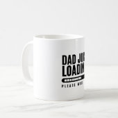 Vaderdag cadeau, papa Joke laden Koffiemok (Voorkant links)