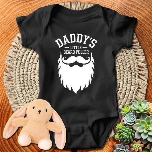 Vaderdag cadeau, Papa's Kleine Baard Trekker Romper