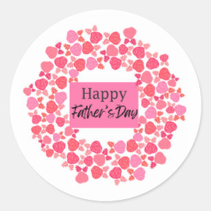 Vaderdag Cadeau Ronde Sticker