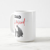 Vaderdag cadeau stickers koffiemok (Voorkant links)