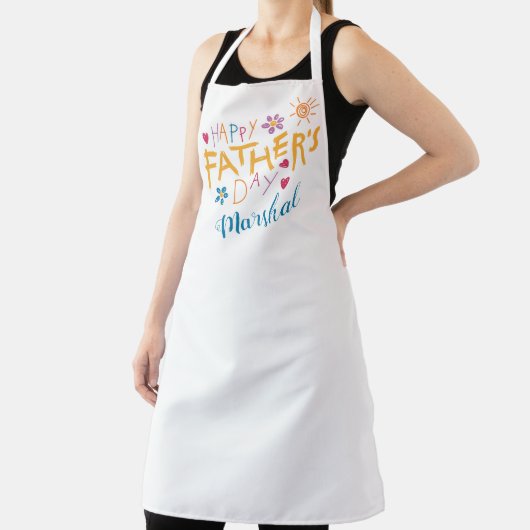 Vaderdag cadeau van de kinder schort (Insitu)