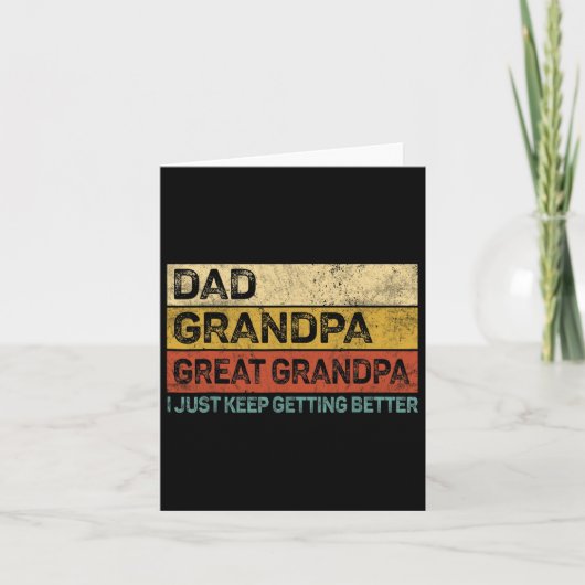 Vaderdag cadeau van kleinkinderen Vader Opa Geweld Kaart (Voorkant)