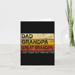 Vaderdag cadeau van kleinkinderen Vader Opa Geweld Kaart